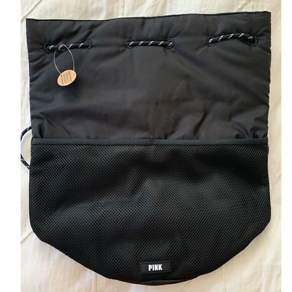 Pink | Drawstring Backpack/Bag  - Picture 4 of 6